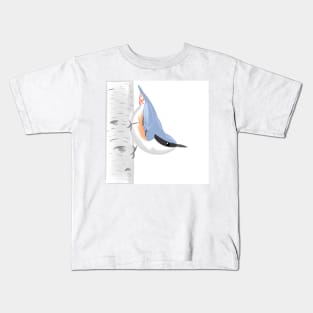 Eurasian nuthatch Kids T-Shirt